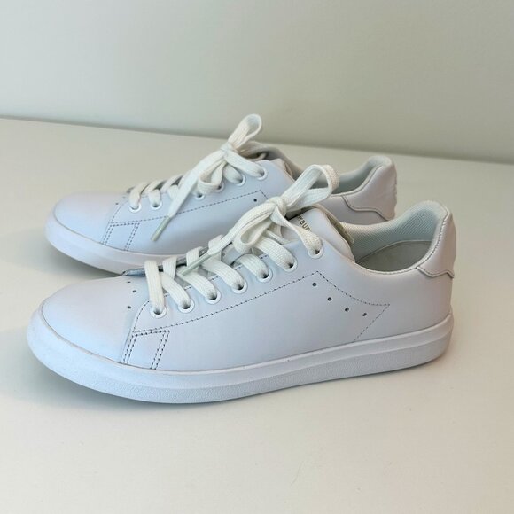Tory Burch White Leather Sneakers